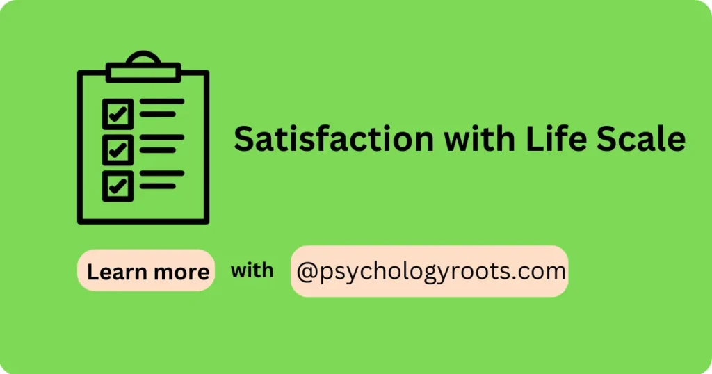 Satisfaction with Life Scale