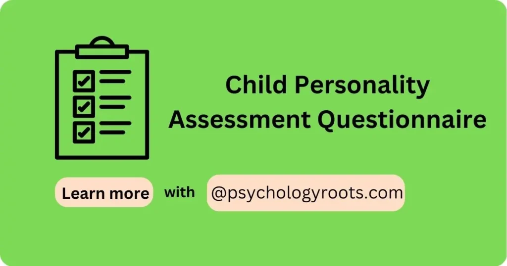 Child Personality Assessment Questionnaire