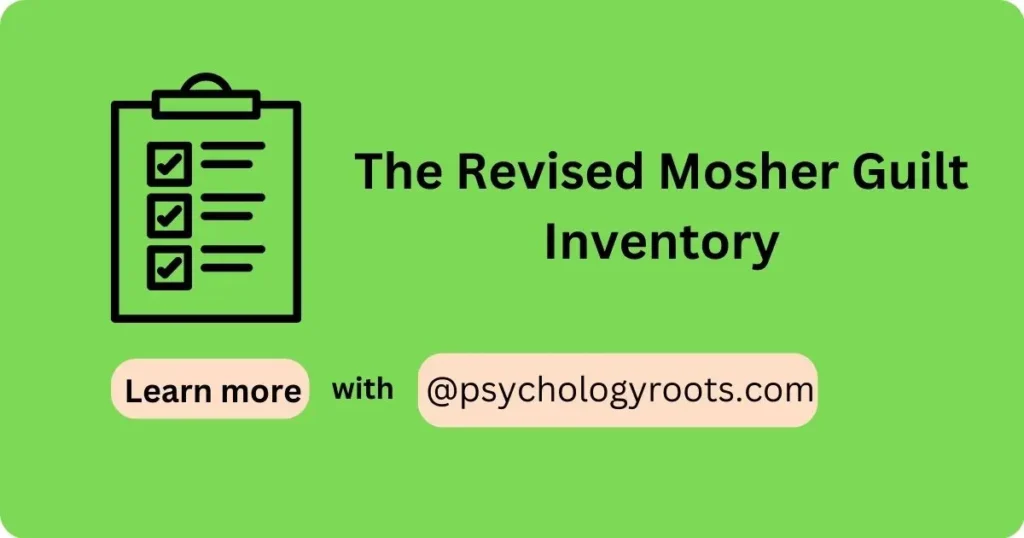 The Revised Mosher Guilt Inventory