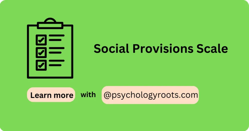 Social Provisions Scale