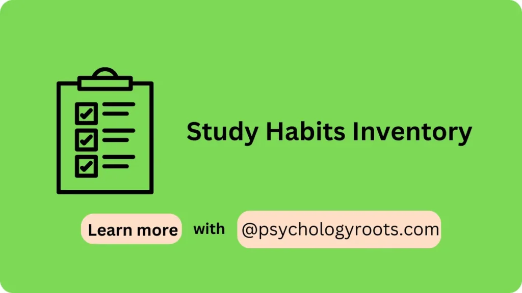 Study Habits Inventory
