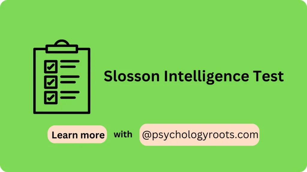 Slosson Intelligence Test