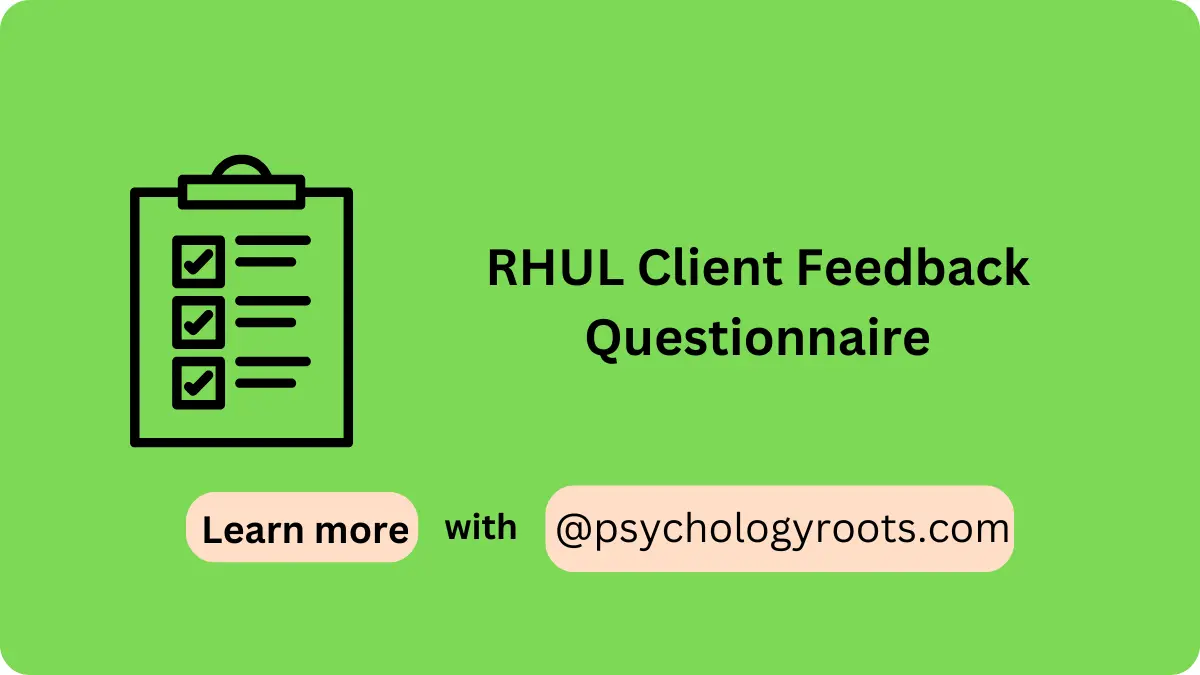 RHUL Client Feedback Questionnaire
