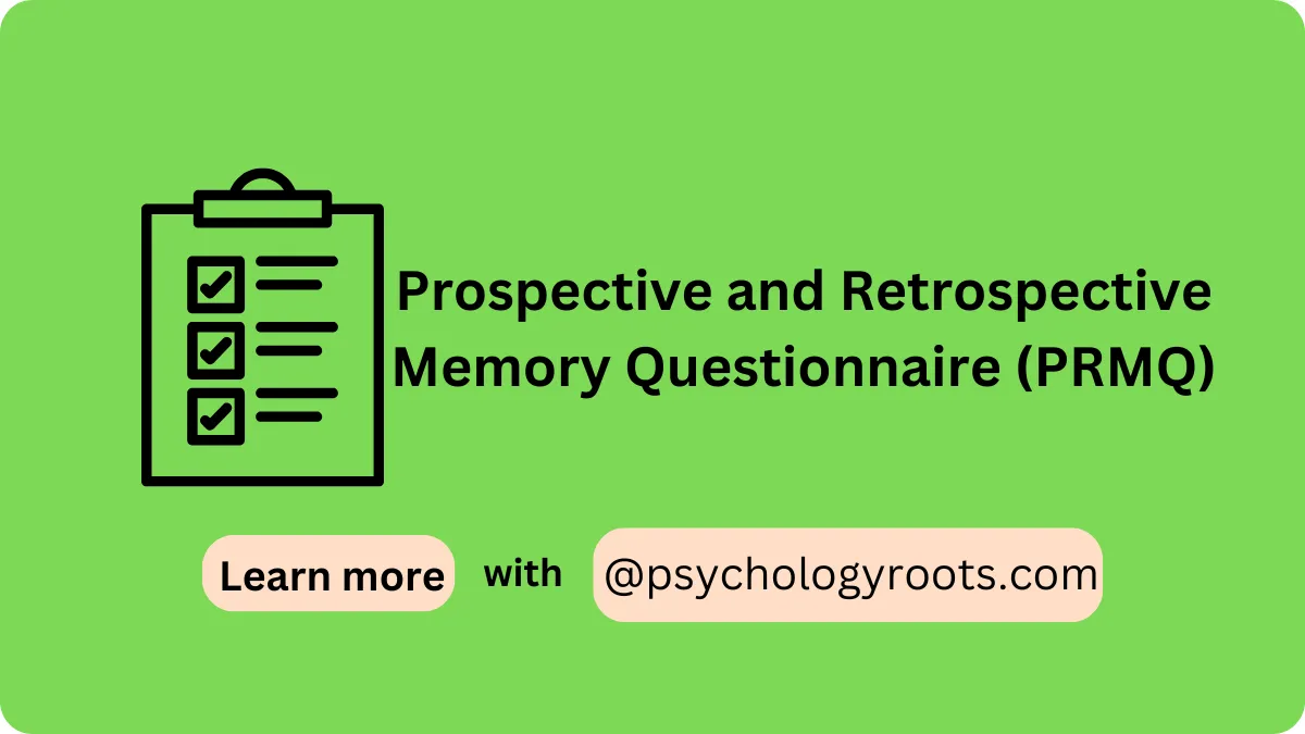 Prospective and Retrospective Memory Questionnaire (PRMQ)