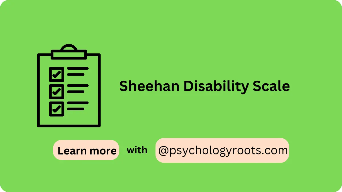 Sheehan Disability Scale