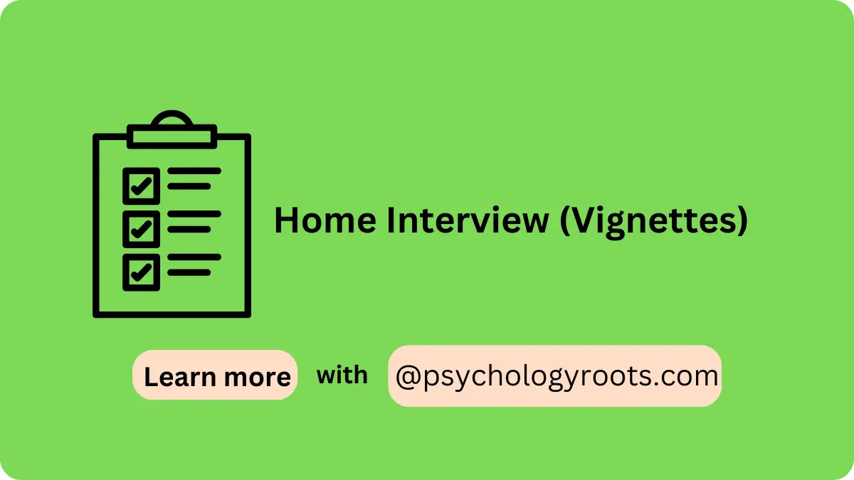 Home Interview (Vignettes)