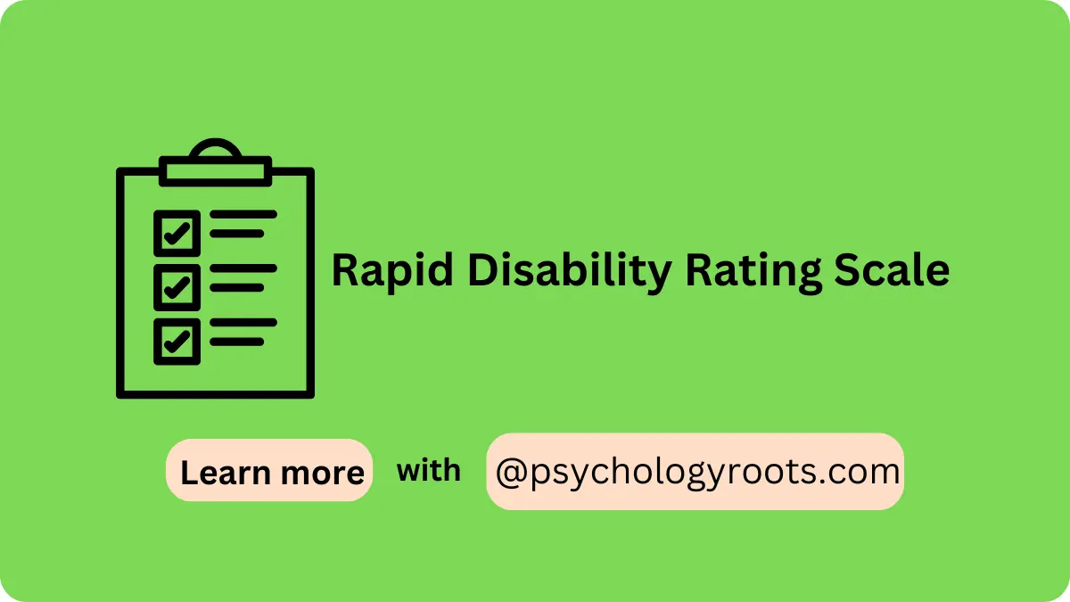 Rapid Disability Rating Scale
