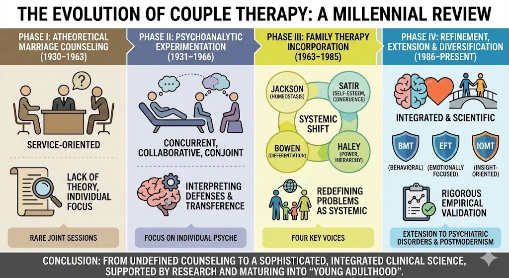 Evolution of Couple Therapy From Marriage Counseling to Systems Theory
