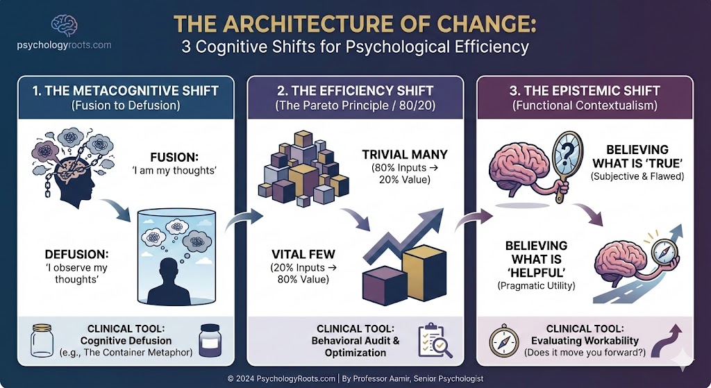 Psychological Efficiency 3 Cognitive Shifts for Mental Clarity